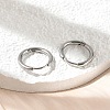 Tarnish Resistant 304 Stainless Steel Hoop Earrings EJEW-P177-P-08-3