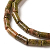 Natural Unakite Beads Strands G-B091-A02-01-4