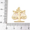 Brass Micro Pave Cubic Zirconia Pendants KK-G544-29G-3