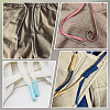   70Pcs 7 Style Plastic Aglets for Shoelaces KY-PH0001-84-6
