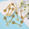 Key Tibetan Style Pendant Rhinestone Settings LS-TIBEB-A101291-AG-FF-4