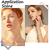 40Pcs Rack Plating Alloy Pendant Rhinestone Settings FIND-SC0013-27-5