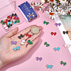 36Pcs 6 Colors Alloy Enamel Connector Charms ENAM-SC0008-25-3