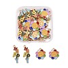 40Pcs 2 Style Alloy Enamel Pendants ENAM-LS0001-14LG-1