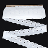 16 Yards Polyester Lace Trim Ribbon OCOR-WH0070-179A-1