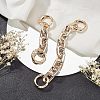 2Pcs 2 Style Zinc Alloy Purse Extender Chains FIND-CA0003-17-5