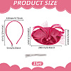 Mesh Veil Hair Bands OHAR-WH0011-63A-2