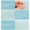 7 Pair 7 Size 925 Sterling Silver Stud Earring Findings STER-PH0001-17-4