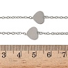 304 Stainless Steel Link Chain Necklaces for Women Men NJEW-K292-01F-P-5