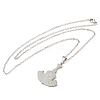 Non-Tarnish 201 Stainless Steel Pendant Necklaces LS-NJEW-G118-04P-3