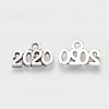 Tibetan Style Alloy Charms TIBE-T010-35AS-RS-2
