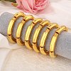 CCB Plastic Curved Tube Beaded Stretch Bracelets for Women BJEW-SW001583-02-5
