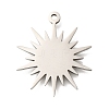 Anti-Tarnish 201 Stainless Steel Pendants STAS-B076-01P-05-1