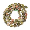 Natural Unakite Beads Strands G-H349-A01-04-3