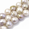Natural Baroque Pearl Keshi Pearl Beads Strands PEAR-R064-98-1