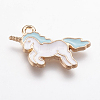 Alloy Enamel Pendants X-ENAM-G124-03E-1