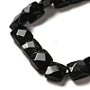 Natural Obsidian Beads Strands G-C109-A02-02-4