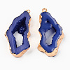 Druzy Resin Pendants RESI-R428-018E-2