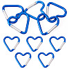 5Pcs Zinc Alloy Spring Gate Rings FIND-TA0009-73D-1