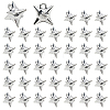 40Pcs Alloy Star Charms FIND-HS0002-47-1