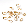 Golden Color Brass Leverback Earring Findings X-EC561-G-3