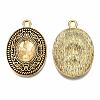 Tibetan Style Alloy Pendants TIBEP-N009-33AG-RS-1