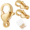50Pcs 304 Stainless Steel Lobster Claw Clasps STAS-BBC0006-02A-1