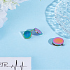 2Pcs Stainless Steel Clip-on Earrings EJEW-LP0007-046RC-1
