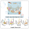 Alloy Enamel Pendant Stitch Markers HJEW-AB00246-2