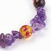 Chakra Jewelry Stretch Bracelets BJEW-JB03941-05-2