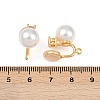 Round Brass Brass Micro Pave Clear Cubic Zirconia Ear Cuff Findings LS-KK-F902-03G-3