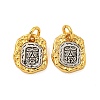 Long-Lasting Plated Brass Pendants KK-K387-01A-G-1