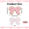 12Pcs Bowknot Towel Cloth Computerized Embroidery Cloth Iron On/Sew On Patches DIY-CY0001-14-2