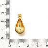 Rack Plating Brass Micro Pave Cubic Zirconia Pendants KK-L226-102G-L-3