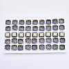 Transparent K9 Glass Cabochons GGLA-S057-001C-2