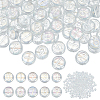Electroplated Glass Bead GLAA-PH0003-64B-1