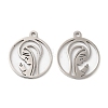 201 Stainless Steel Pendants STAS-A084-01P-1