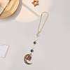 1Pc Hollow Moon Zinc Alloy Pendant Decoration HJEW-BM0001-59-7