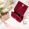 1Pc Arch Velvet Jewelry Storage Boxes CON-GF0001-17B-4