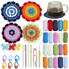 DIY Coaster Knitting Kits DIY-SC0029-67-1
