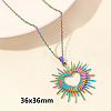 304 Stainless Steel Heart Pendant Necklaces for Men and Women FS-WG1B83F-12-1
