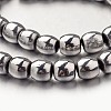 Electroplate Non-magnetic Synthetic Hematite Bead Strands G-F300-43-01-1