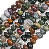Natural Indian Agate Beads Strands G-RM250109-B7-2