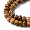 Natural Picture Jasper Beads Strands G-P587-D12-02-4