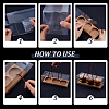 Folding Rectangle PET Plastic Portable Cupcake Gift Storage Box LS-CON-WH0085-137B-3