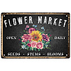 Vintage Metal Iron Tin Sign Poster AJEW-WH0157-669-1