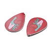 PU Leather Big Pendants FIND-R050-03B-2