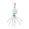 Octopus Porcelain & Glass Pendant Decorations HJEW-JM05047-1