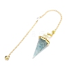 Natural Aquamarine Pointed Dowsing Pendulums PW-WGD4C0F-22-1