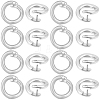 Brass Snap Clasps KK-BBC0021-49S-1